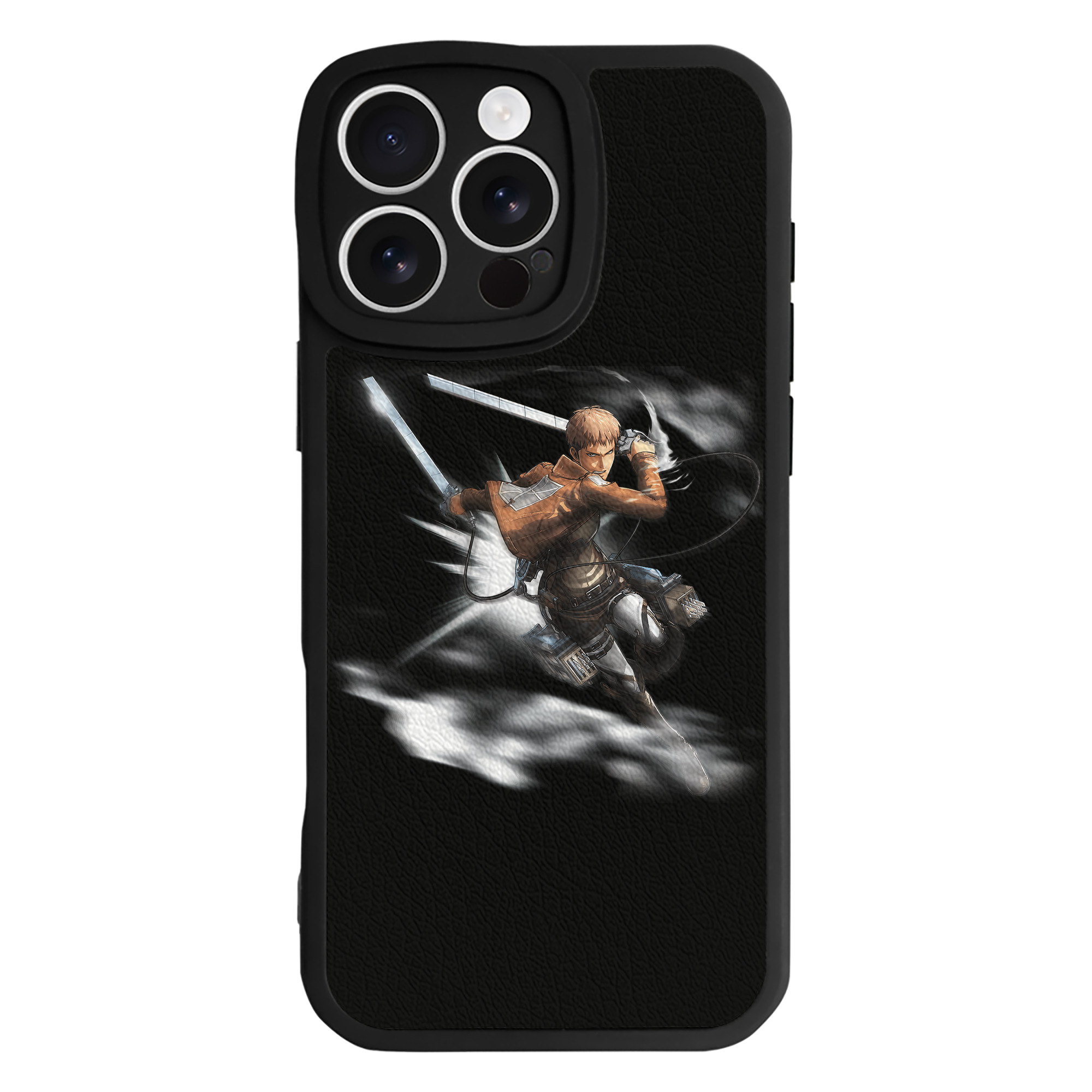 （画像用） 進撃の巨人 ジャン・キルシュタイン Attack on Titan Jean Kirstein 【iPhone 16シリーズ対応】シリコンスマホケース（レザー調） 材質：シリコン